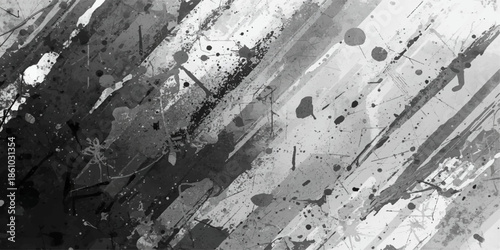 An aged grunge metal texture features a rough rusty surface with a dirty pattern of old paint and industrial decay on a gray concrete backdrop