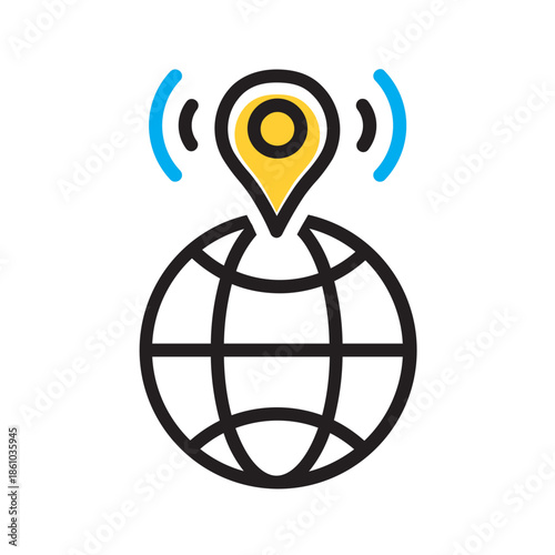 Vector multi color ion for Gps signal