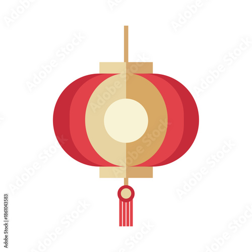Illustration of modern lantern