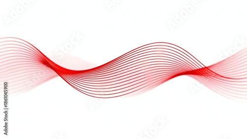 RedWaveAbstractPattern