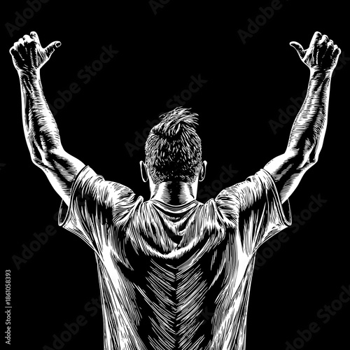 Celebrating Victory: A Powerful Moment of Triumph and Achievement celebrating a powerful moment of