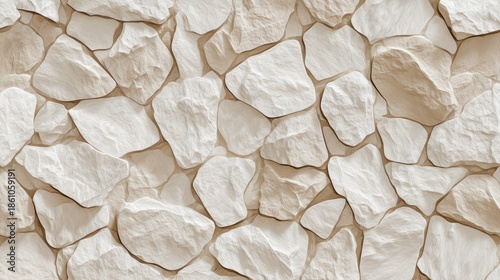 Textured stone wall background with a natural, neutral color palette