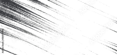 Diagonal grunge texture vector, distressed grain overlay with weathered line patterns for vintage and industrial graphic design