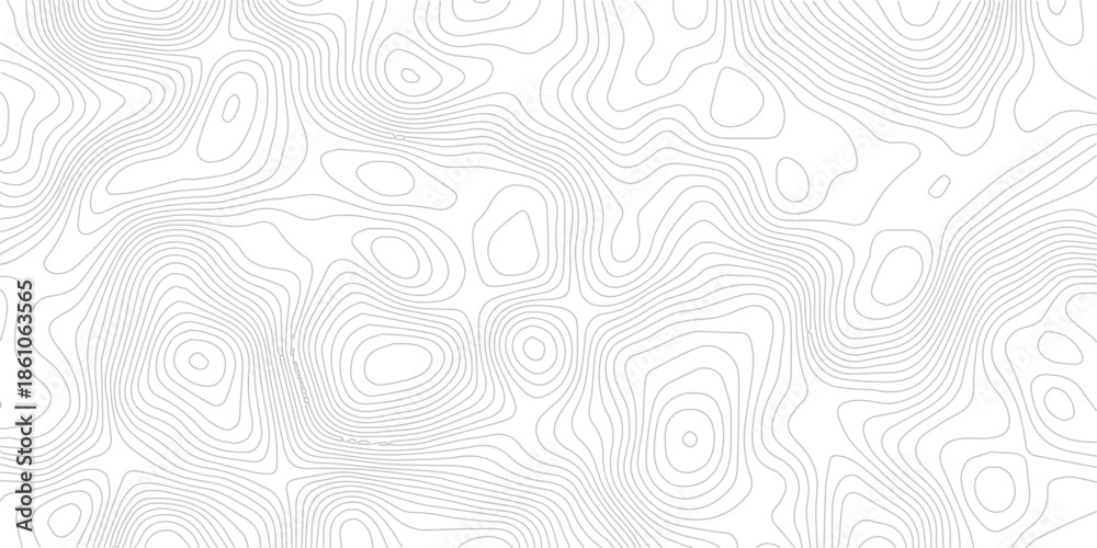 Fototapeta premium Abstract pattern with lines seamless pattern and topography. sea map and mounted map area space geometrics line technology topo landscape grid map discovery area. Modern design white background.