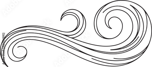 Simple Yet Dynamic It is a simple shape that conveys dynamic movement effectively.