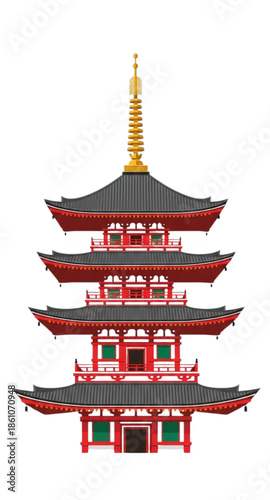 pagoda in temple