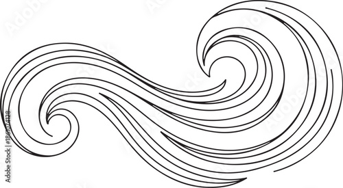 Sense of Energy The dynamic nature of the curves creates a feeling of energy and vitality.