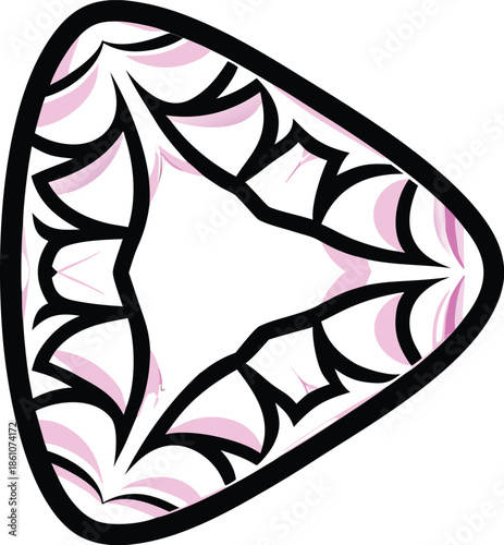 education mobile learning icon Black silhouette vector illustration on transparent background