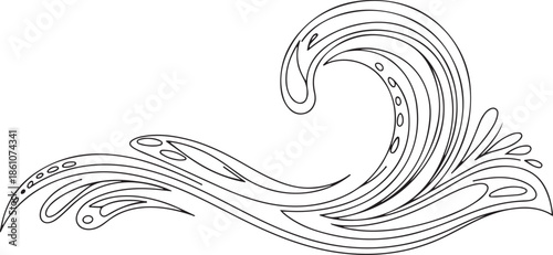 Symmetrical Balance Although the main swirl is singular, its internal lines create a sense of balanced, structured, and pleasing composition.