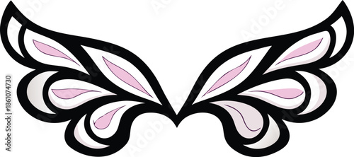 modern university concept icon Black silhouette vector illustration on transparent background