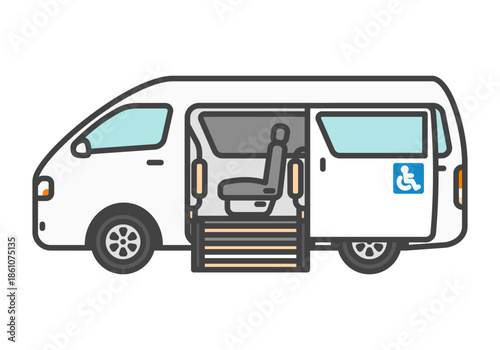 ステップ付き福祉バン、高齢者の乗降｜福祉車両シリーズ