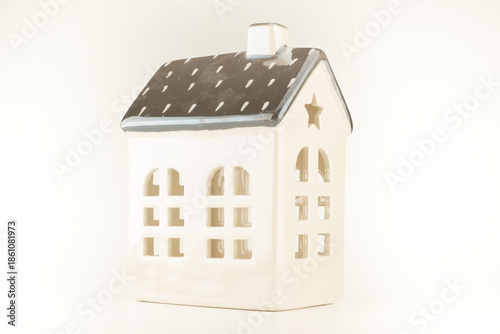 christmas ceramic house