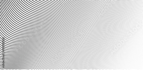 abstract wave dotted line background tech dynamic dash