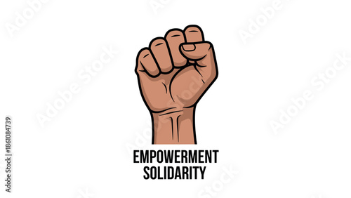 Raised fist icon symbolizing empowerment and solidarity