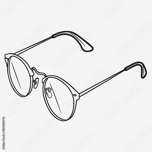 Stylish round sunglasses