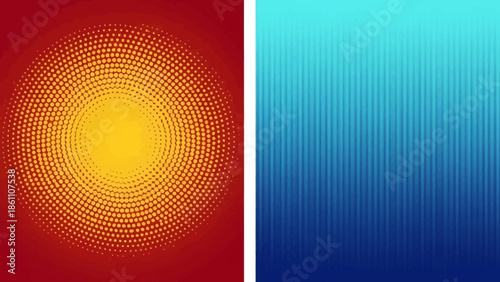 Modern abstract vector background with vibrant colors and dynamic patterns