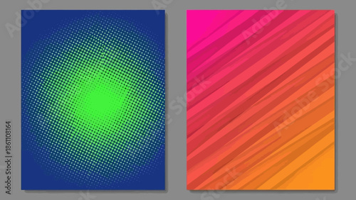 Modern abstract background with vector elements and vibrant colors, digital art, contemporary design