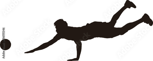 バレーボールの試合の様子