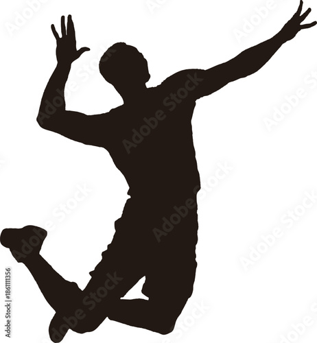 バレーボールの試合の様子