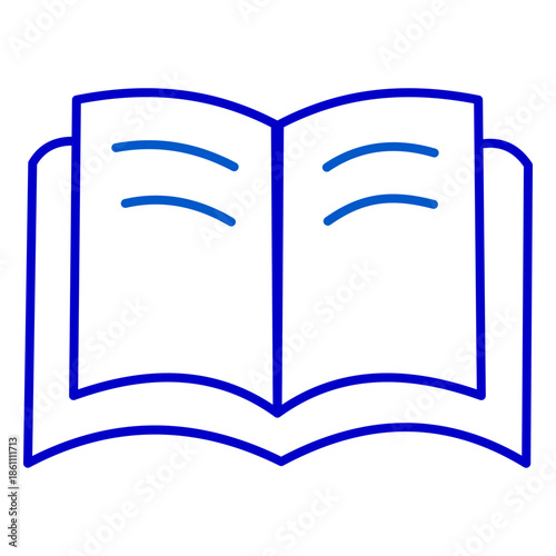 Open Book Reading Icon