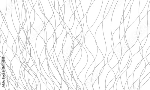 Wave simple seamless wavy line. Hand drawn lines, smooth pattern, web design, greeting card, textile, Technology background