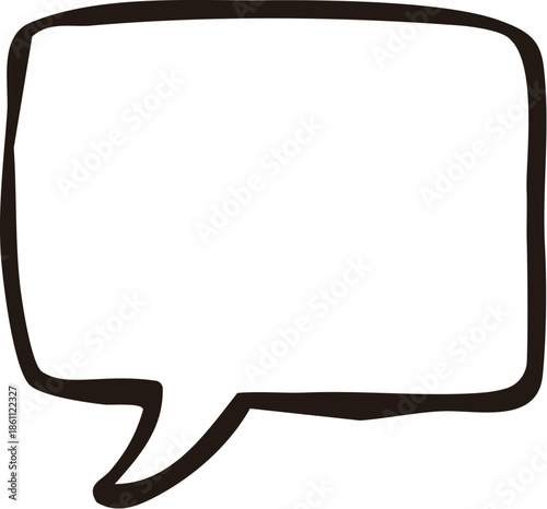 手描きの吹出し_装飾・コメント・台詞・メモ