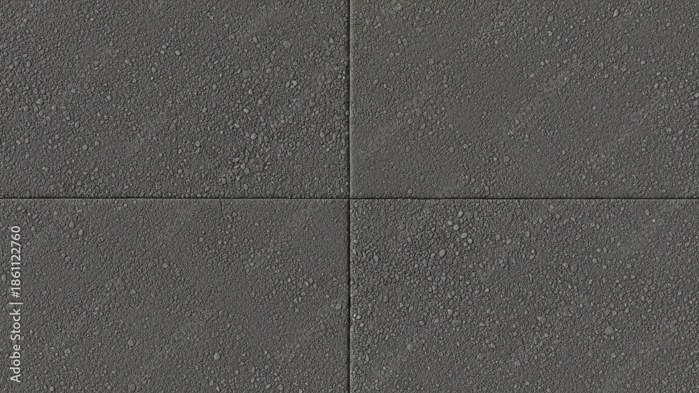 Fototapeta premium Close-up view of dark gray concrete tiles