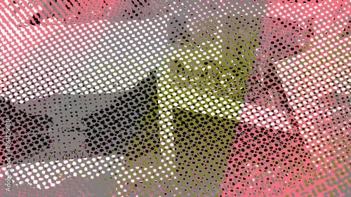 Real video made with old screens for designer or graphic designer. Abstract background, old style