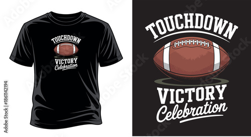 American football graphic vector art T-shirt design