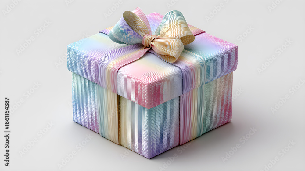 Obraz premium pink gift box