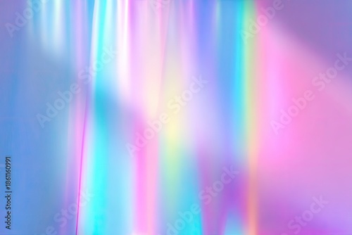 Soft, abstract background of flowing gradients in pastel colors, iridescent sheen