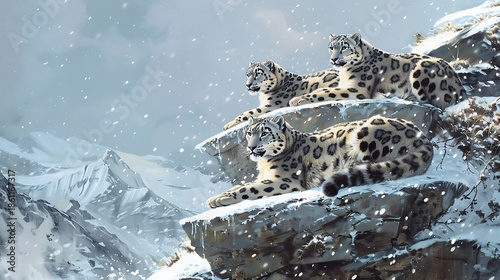 fountain in the snow