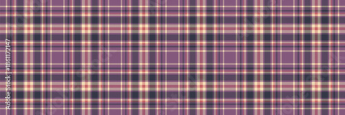Festival fabric seamless pattern, illustration plaid background check. Floor textile tartan vector texture in pink and dark colors.