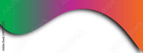 Abstract silver wave background vector illustration featuring a 3d paper curl corner on a blank template sheet with subtle light and shadow textures for business document wallpaper design