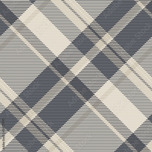 Brand seamless plaid textile, warmth pattern texture background. Difficult fabric tartan vector check in light and grey colors.