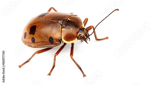 Brown Marmorated Stink Bug  on White