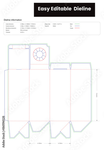 tuck end wine box dieline template box dieline die lines packaging custom dieline  box cardboard box dieline pizza box dieline printable product packaging layout,