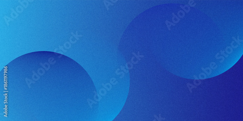 Shiny gradient blue noise abstract background with circular shapes. Soft textured blue tones create a modern, clean, and futuristic visual design.