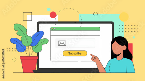 Presentation slide templates or landing page websites design. Business concept illustrations. Modern flat outline style.