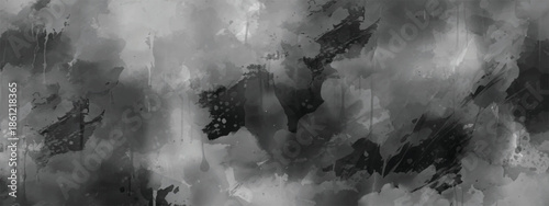 Abstract Atmospheric Smoke Texture with Expressive Ink and Soft Gradients