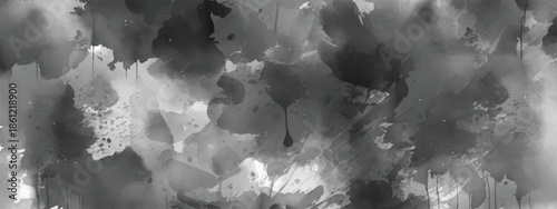 Artistic Fog and Ink Abstract Background with Gentle Motion and Depth