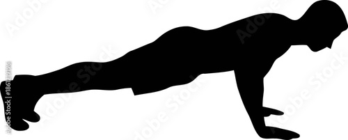 Person performing push-up