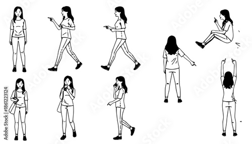 Sequence of armed military personnel in uniform and full gear, on patrol or engaged in tactical movement, showcasing infantry readiness