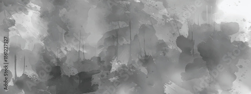 Monochrome Ink Flow Texture with Misty Layers and Expressive Feel