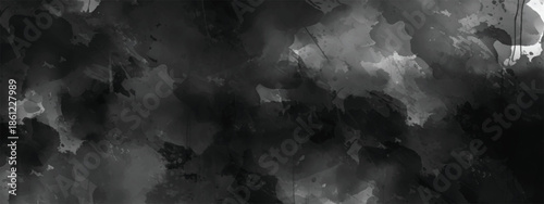 Ethereal Ink Wash Abstract Background with Flowing Cloudy Shapes