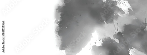 Monochrome Artistic Texture with Smoke Like Forms and Fluid Motion