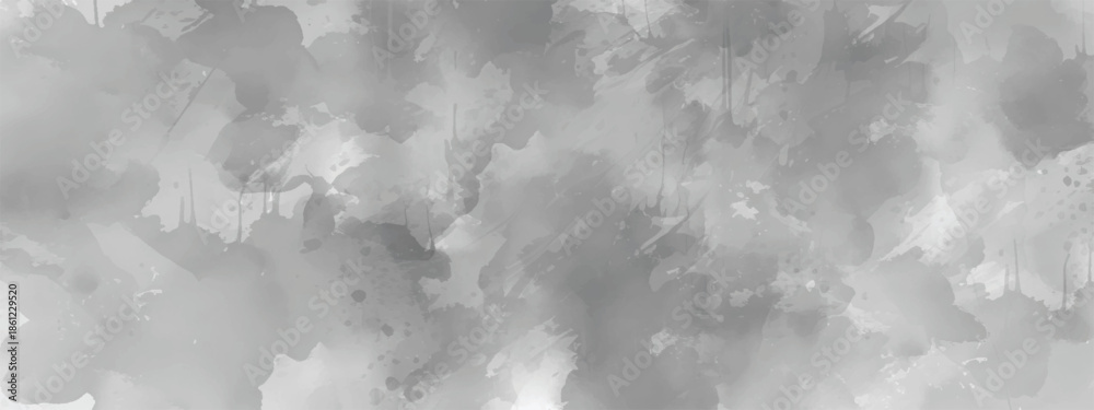 Obraz premium Monochrome Atmospheric Texture Featuring Flowing Ink and Hazy Clouds