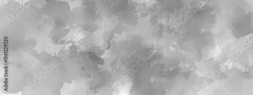 Monochrome Atmospheric Texture Featuring Flowing Ink and Hazy Clouds