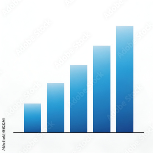 Free Download Growing blue bar graph - GFXLoad