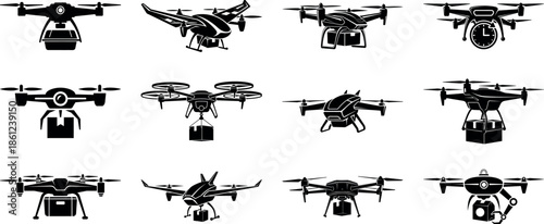 Variety of drone designs and configurations